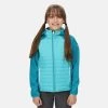 Kids Jackets & Bodywarmers Regatta Kids Kielder V Hybrid Jacket -TURQUOISE