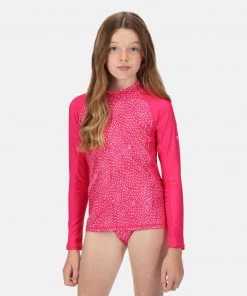 Swimwear Regatta Kids Hoku Swim Top -PINK