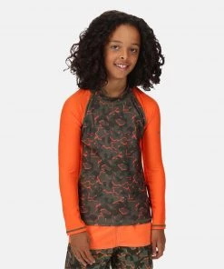 Regatta Kids Hoku Swim Top -ORANGE