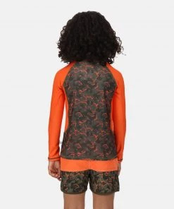 Regatta Kids Hoku Swim Top -ORANGE