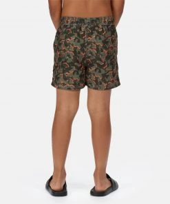 Regatta Boys Skander II Swim Shorts -GRAPE LEAF Swimwear