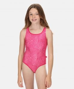 Regatta Girls Tanvi Swimsuit -PINK Swimwear