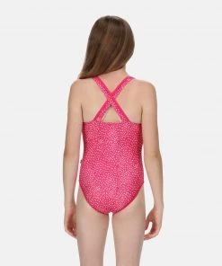 Regatta Girls Tanvi Swimsuit -PINK Swimwear