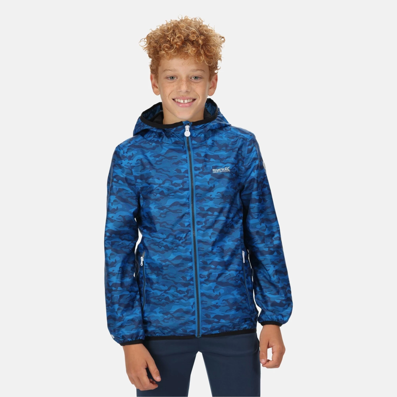 Regatta Kids Printed Lever Jacket -IMPERIAL BLUE Kids Jackets & Bodywarmers