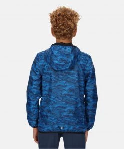Regatta Kids Printed Lever Jacket -IMPERIAL BLUE Kids Jackets & Bodywarmers