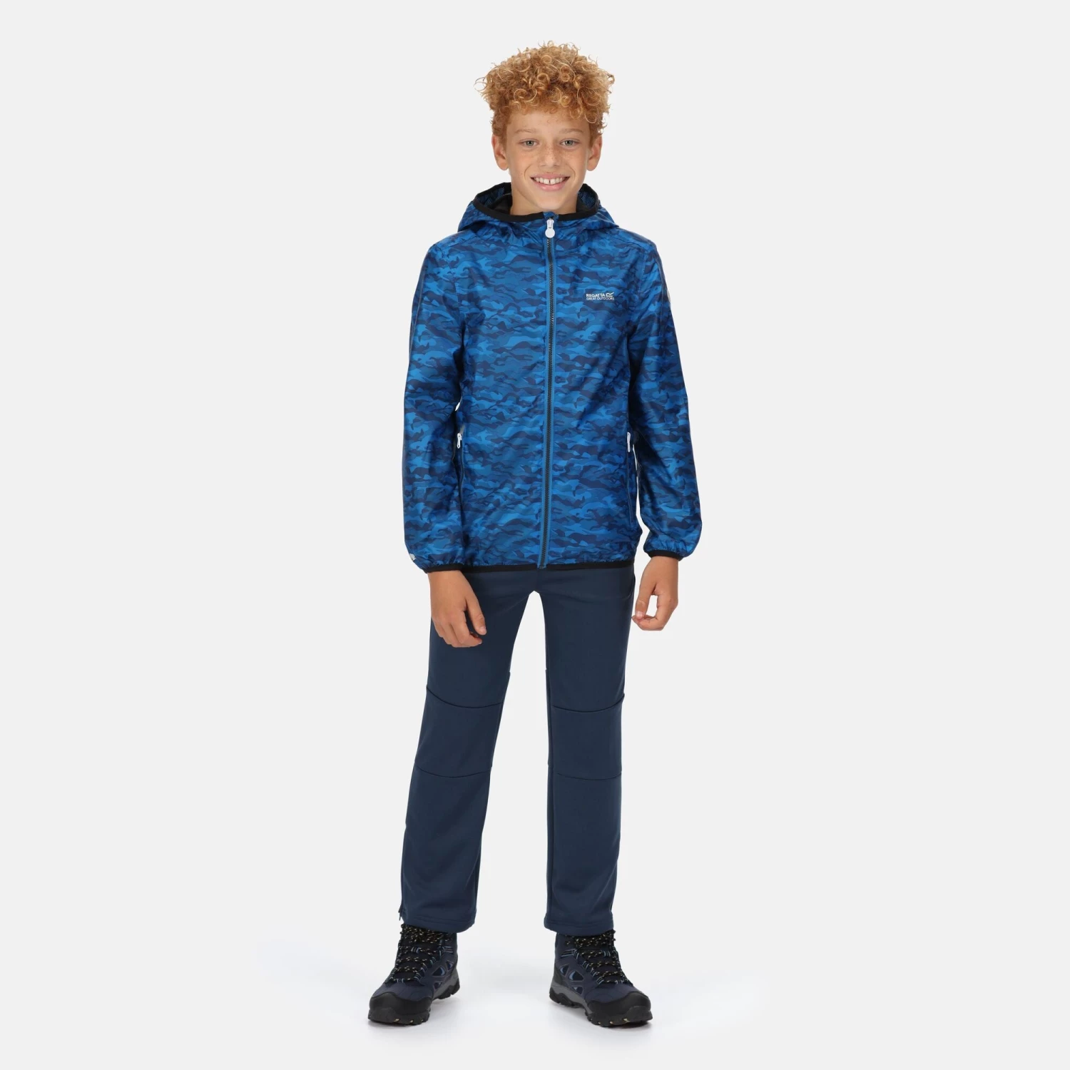 Regatta Kids Printed Lever Jacket -IMPERIAL BLUE Kids Jackets & Bodywarmers