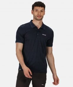 Mens Polos, Tees & Shirts Regatta Mens Remex II Polo -NAVY
