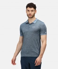 Regatta Mens Remex II Polo -SKY BLUE Mens Polos, Tees & Shirts