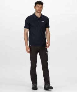 Mens Polos, Tees & Shirts Regatta Mens Remex II Polo -NAVY