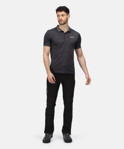 Regatta Mens Remex II Polo -DARK GREY