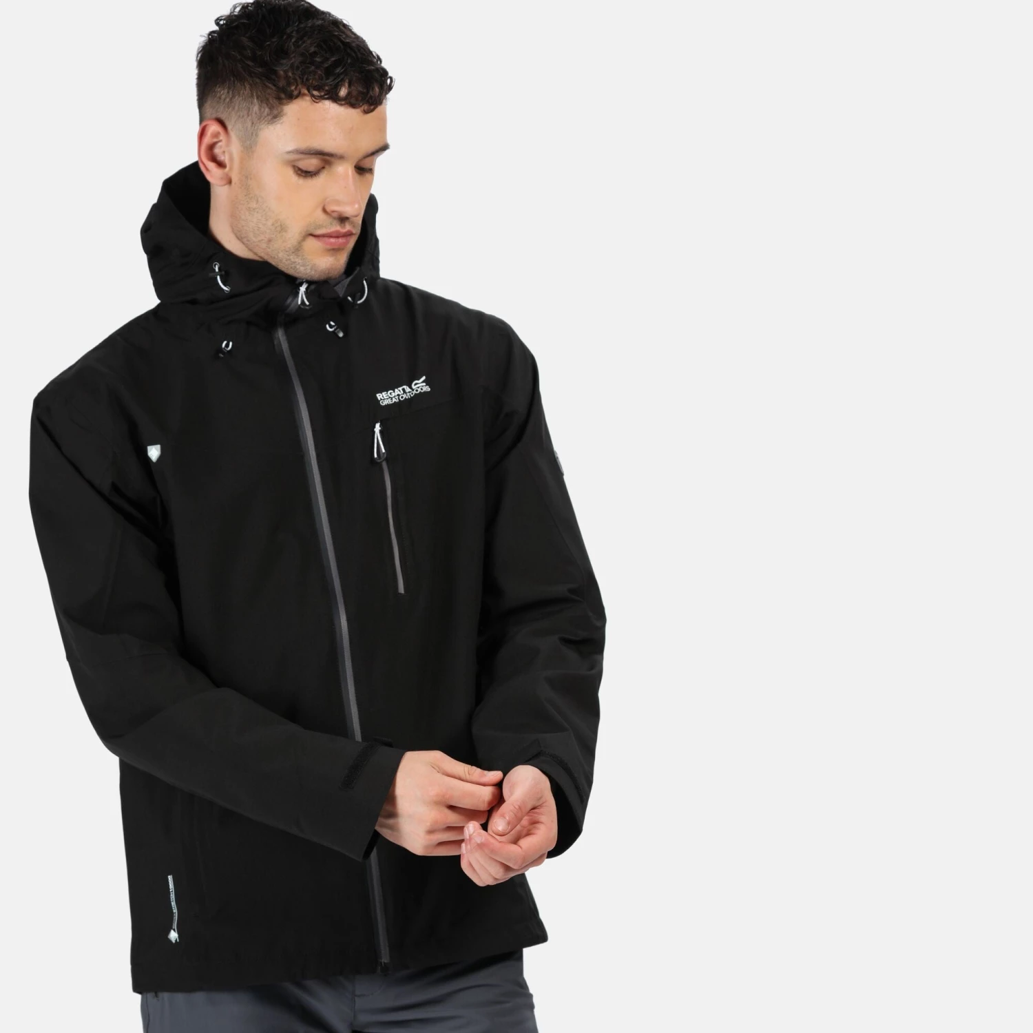 Regatta Mens Birchdale Jacket -BLACK/MAGNET