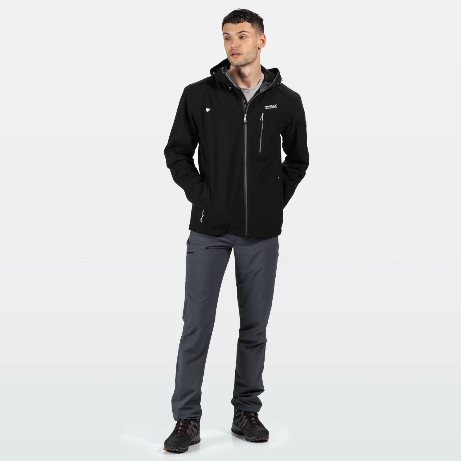 Regatta Mens Birchdale Jacket -BLACK/MAGNET
