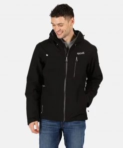 Regatta Mens Birchdale Jacket -BLACK/MAGNET