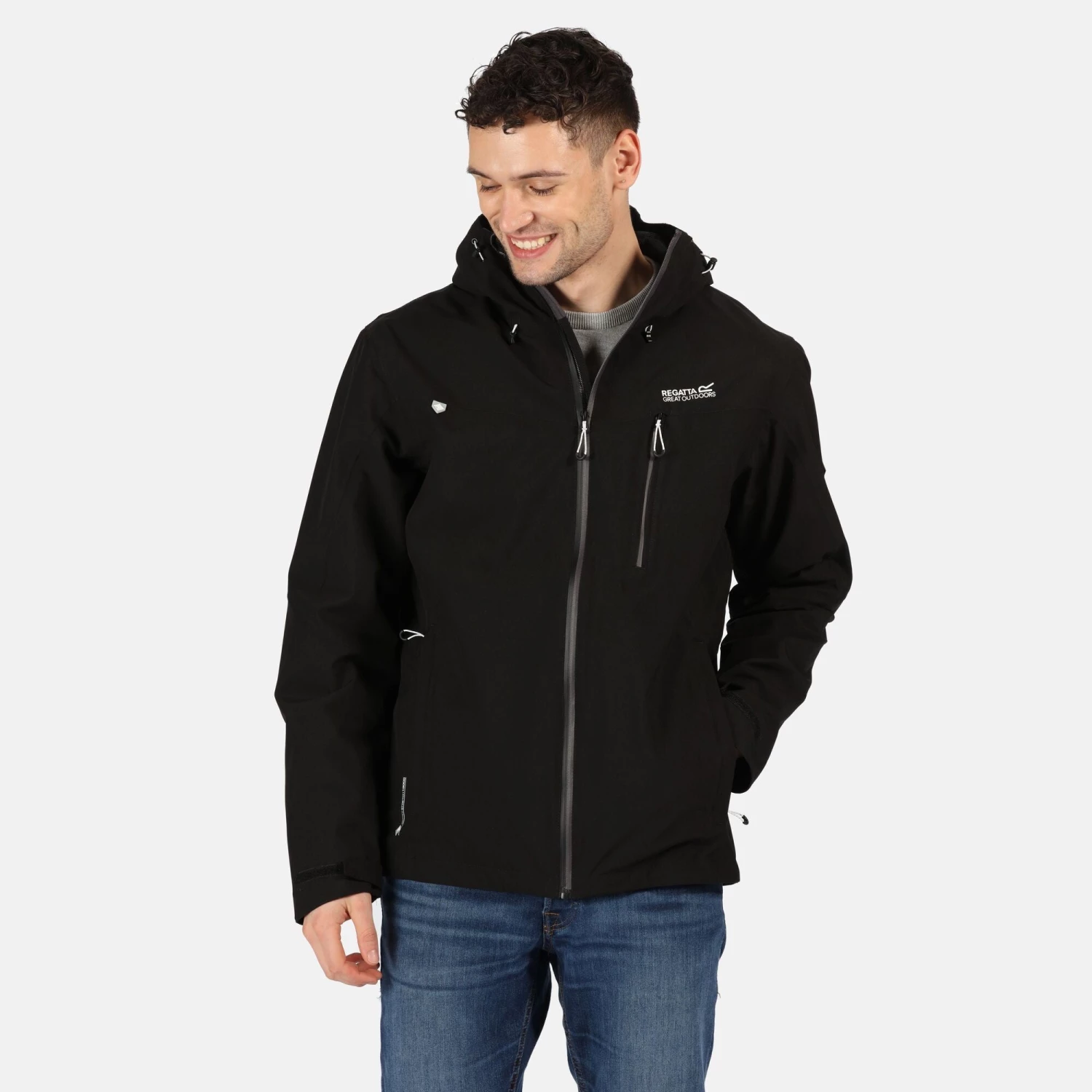 Regatta Mens Birchdale Jacket -BLACK/MAGNET