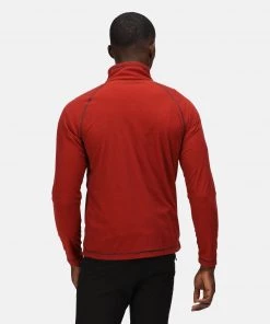 Regatta Mens Montes Fleece -FIERY RED Mens Fleeces & Midlayers