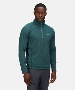 Mens Fleeces & Midlayers Regatta Mens Montes Fleece -PACIFIC