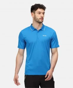 Mens Polos, Tees & Shirts Regatta Mens Maverick V Polo -IMPERIAL BLUE