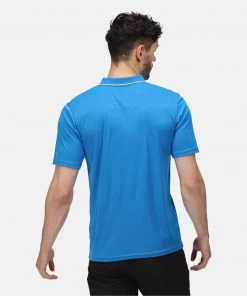 Mens Polos, Tees & Shirts Regatta Mens Maverick V Polo -IMPERIAL BLUE