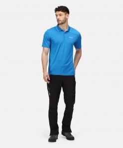 Mens Polos, Tees & Shirts Regatta Mens Maverick V Polo -IMPERIAL BLUE