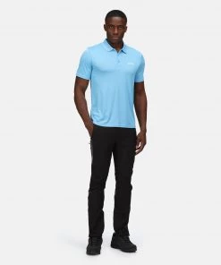Mens Polos, Tees & Shirts Regatta Mens Maverick V Polo -SKY BLUE