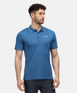 Mens Polos, Tees & Shirts Regatta Mens Maverick V Polo -DYNASTY BLUE