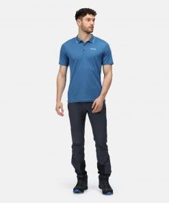 Mens Polos, Tees & Shirts Regatta Mens Maverick V Polo -DYNASTY BLUE