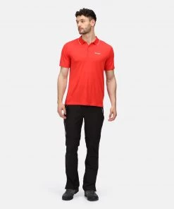 Mens Polos, Tees & Shirts Regatta Mens Maverick V Polo -FIERY RED
