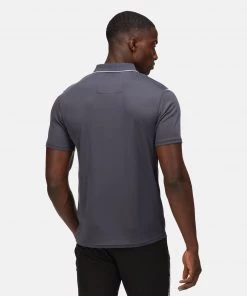 Regatta Mens Maverick V Polo -DARK GREY