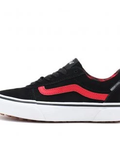 Kids Footwear VANS Kids Ward Vanguard Shoe -BLACK/RED