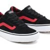 Kids Footwear VANS Kids Ward Vanguard Shoe -BLACK/RED