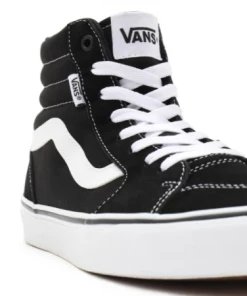 VANS Mens Filmore Hi Shoe -BLACK/WHITE Mens Footwear