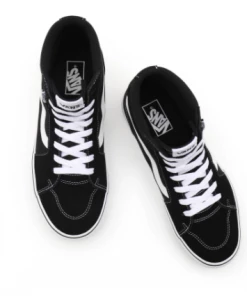 VANS Mens Filmore Hi Shoe -BLACK/WHITE Mens Footwear