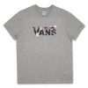 VANS Ladies Drop V Floral Tee -HEATHER GREY Ladies Polos, Tees & Shirts