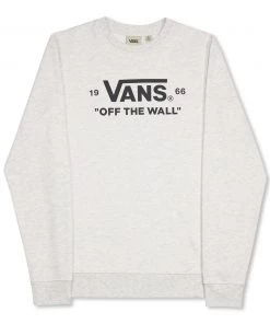 VANS Mens OTW Sweatshirt -WHITE MELANGE Mens Hoodies & Sweatshirts