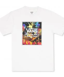 Kids Polos, Tees, & Shirts VANS Kids Floral Tie-Dye Box Tee -WHITE