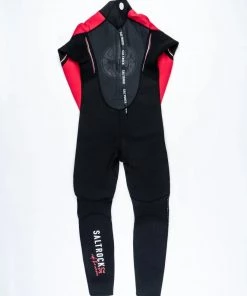 All Saltrock Kids Core 3/2mm Full Wetsuit -RED