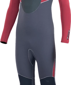 All Alder Kids Stealth 5/4/3mm Full Wetsuit -RED