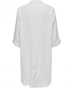 Jacqueline De Yong THEIS 3/4 Oversized Shirt -CLOUD DANCER Ladies Polos, Tees & Shirts