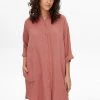 Ladies Polos, Tees & Shirts Jacqueline De Yong THEIS 3/4 Oversized Shirt -ROSE