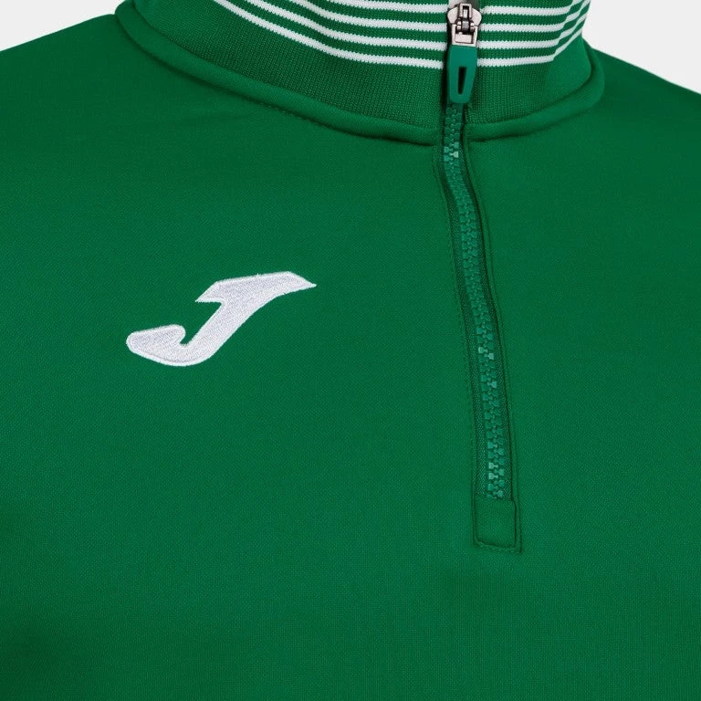 JOMA Mens Campus III Half Zip -GREEN Mens Hoodies & Sweatshirts