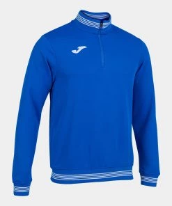 JOMA Mens Campus III Half Zip -ROYAL BLUE Mens Hoodies & Sweatshirts