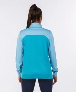 Ladies Hoodies & Sweatshirts JOMA Ladies Winner II Half Zip -SKY BLUE