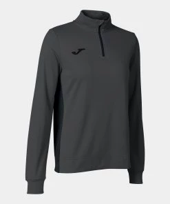 JOMA Ladies Winner II Half Zip -ANTHRACITE Ladies Hoodies & Sweatshirts