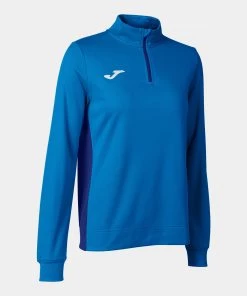 JOMA Ladies Winner II Half Zip -ROYAL BLUE Ladies Hoodies & Sweatshirts