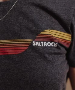 Ladies Polos, Tees & Shirts Saltrock Ladies Retro Rainbow Tee -DARK BLUE
