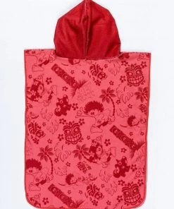 Beach Towels, Changing Robes & Ponchos Saltrock Tiki Tok Changing Towel -RED