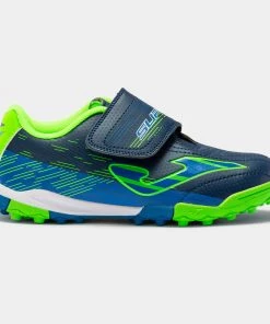 JOMA Kids Supercopa Velcro Turf Sole Runner SCJS2203TFV -NAVY