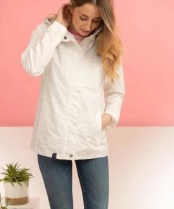 Ladies Jackets & Bodywarmers Lighthouse Beachcomber Jacket -WHITE