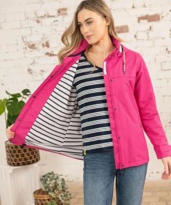Lighthouse Beachcomber Jacket -PINK Ladies Jackets & Bodywarmers