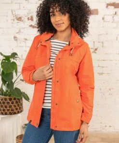 Ladies Jackets & Bodywarmers Lighthouse Beachcomber Jacket -ORANGE